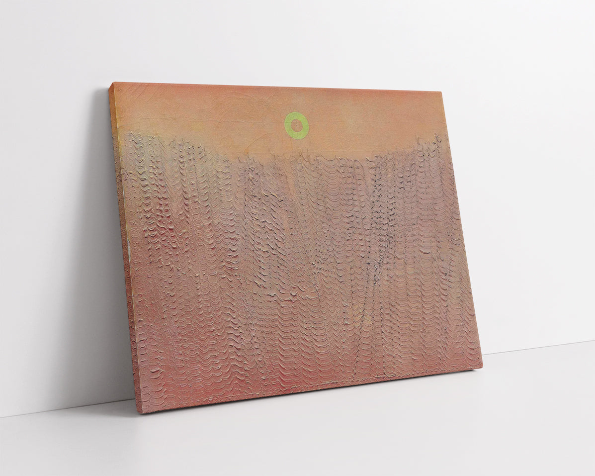 Roter Gratenwald mit Sonne  by Max Ernst