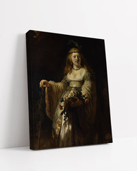 Saskia van Uylenburgh in Arcadian Costume by Rembrandt Harmenszoon van Rijn