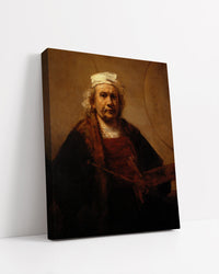 Self Portrait with Two Circles by Rembrandt Harmenszoon van Rijn