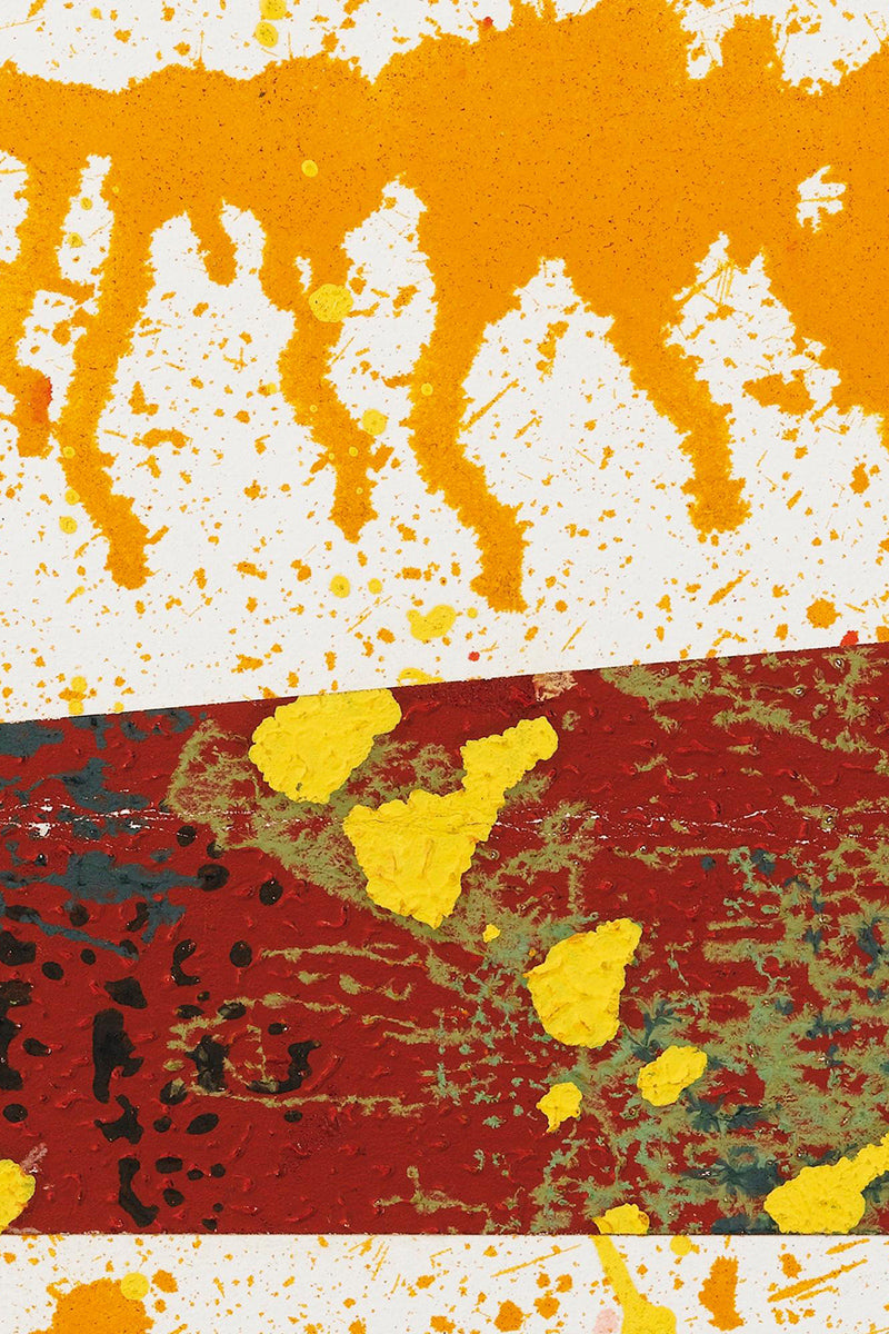 Sept nains jaunes sautant une rivière, 1968