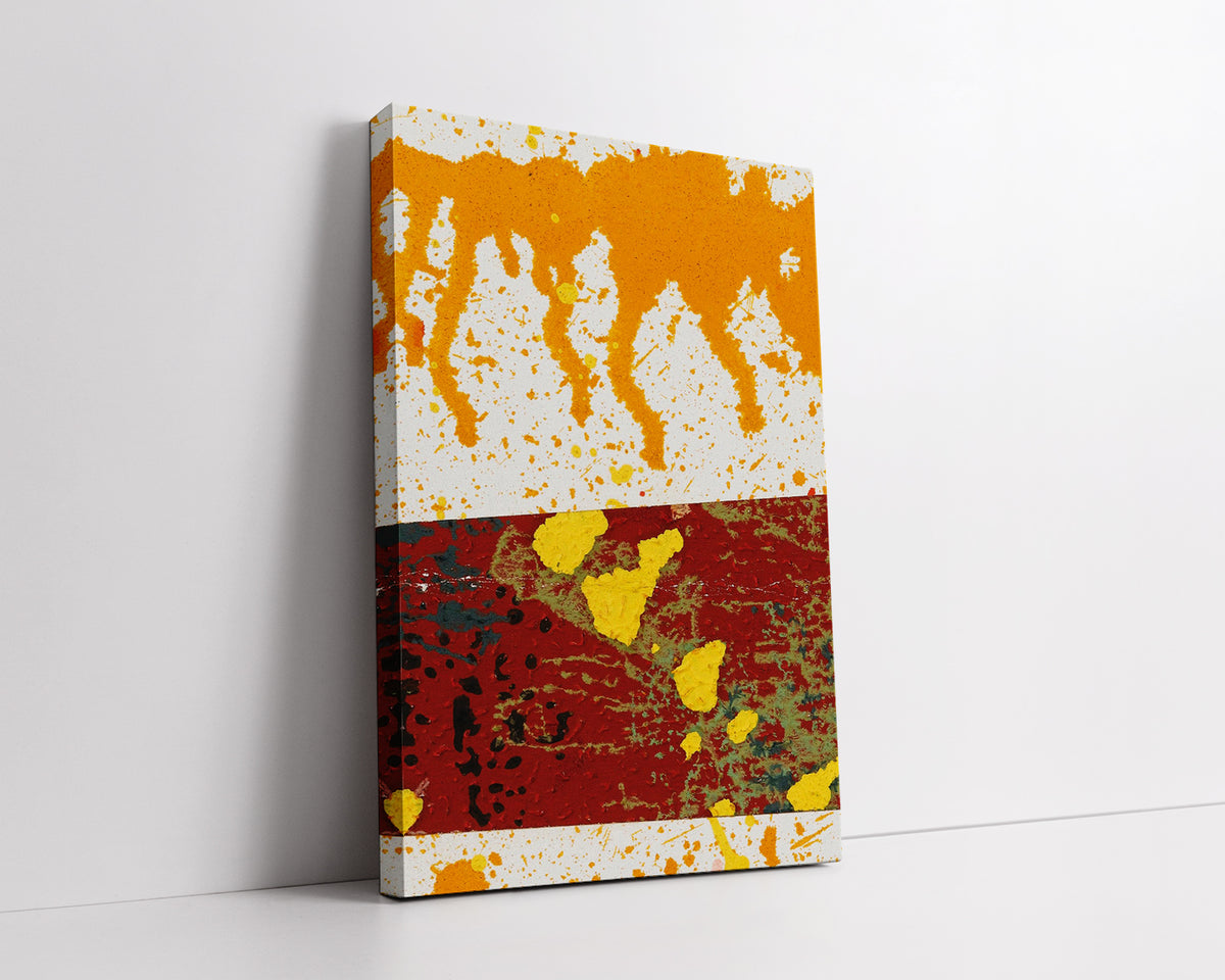 Sept nains jaunes sautant une rivière, 1968