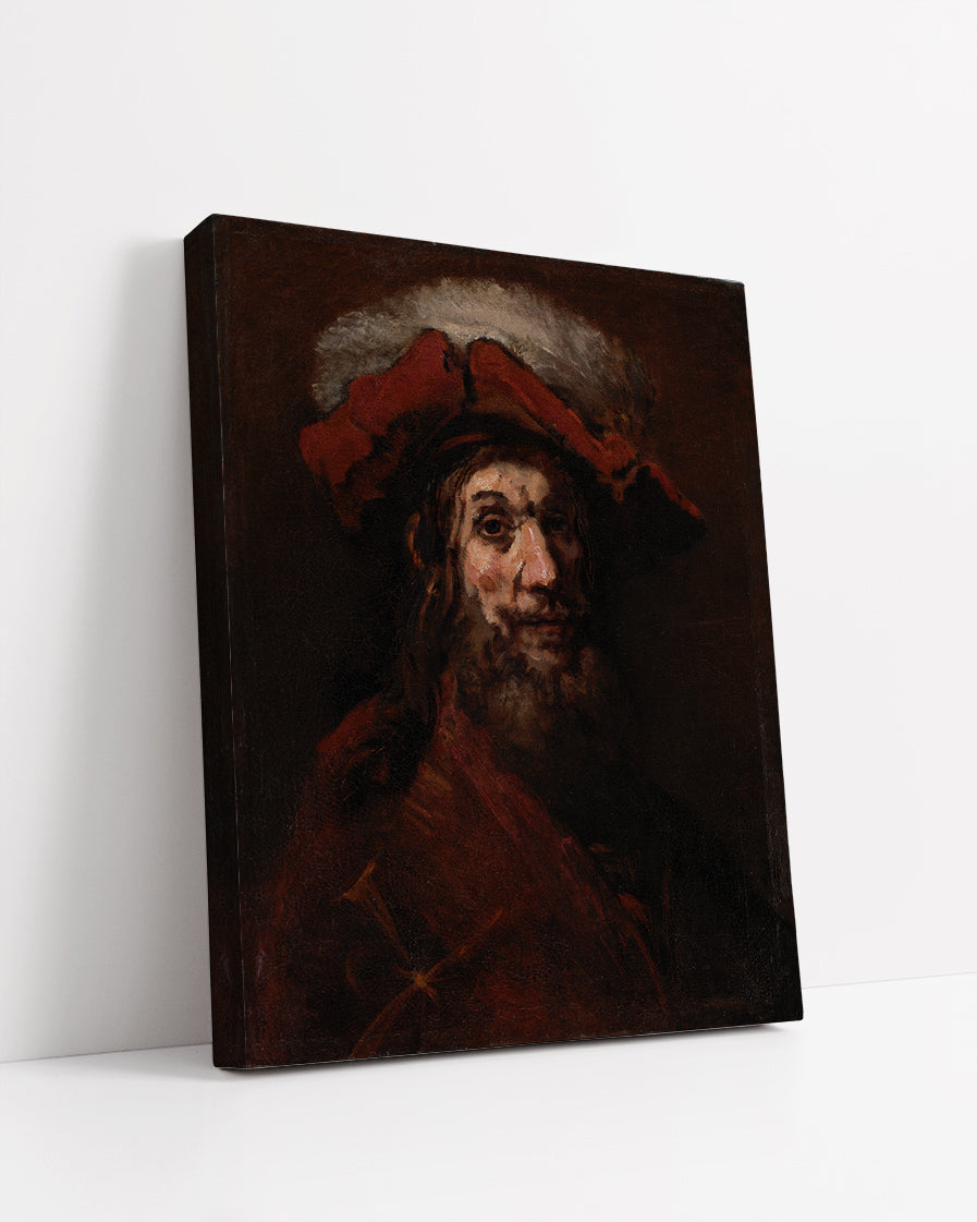 Sketch for The Knight with the Falcon, known as 'The Crusader' by Rembrandt Harmenszoon van Rijn