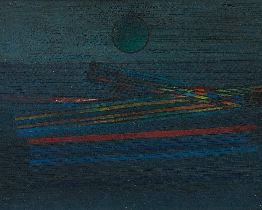 Soleil Couchant Vert by Max Ernst