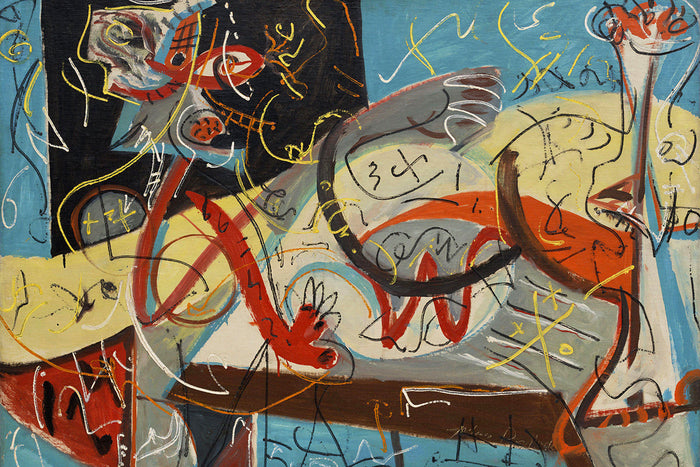 Stenographic Figure by Jackson Pollock