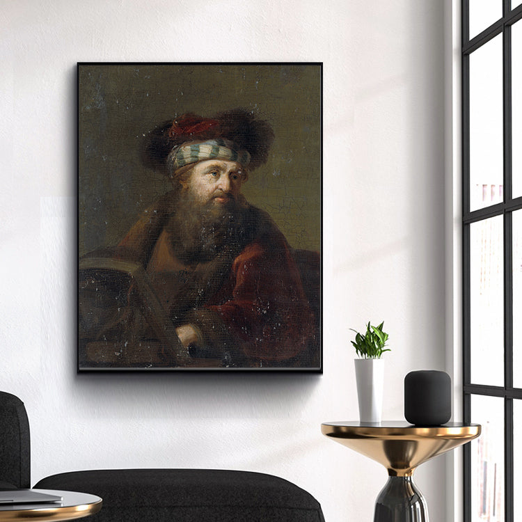 Studies of a Man in Oriental Costume by Rembrandt Harmenszoon van Rijn