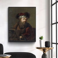 Studies of a Man in Oriental Costume by Rembrandt Harmenszoon van Rijn