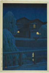 Tabi_miyage_dai_nishū,_Niigata_Gosaibori by Kawase Hasui