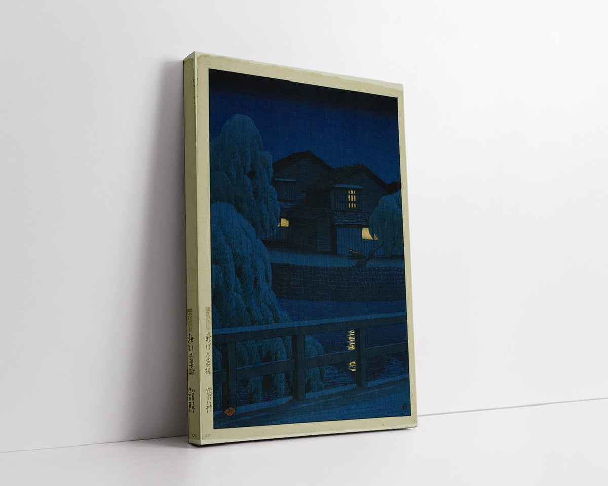 Tabi_miyage_dai_nishū,_Niigata_Gosaibori by Kawase Hasui