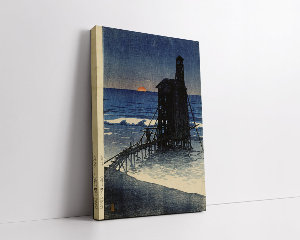 Tabi_miyage_dai_nishū,_Rakuyō_ by Kawase Hasui