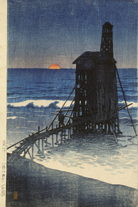 Tabi_miyage_dai_nishū,_Rakuyō_ by Kawase Hasui