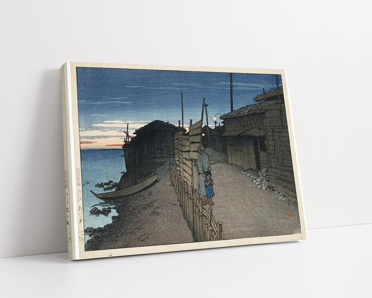 Tabi_miyage_dai_nishū,_Sado_Aikawa-machi_ by Kawase Hasui