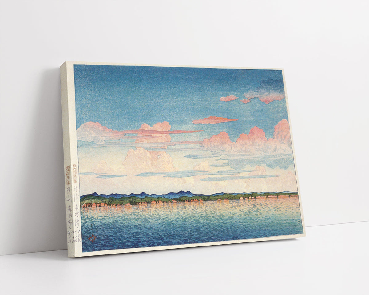 Tabi_miyage_dai_nishū,_Sado_Mano_wan by Kawase Hasui