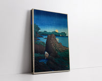 Tabi_miyage_dai_nishū,_Sado_Ogi_no_minato by Kawase Hasui