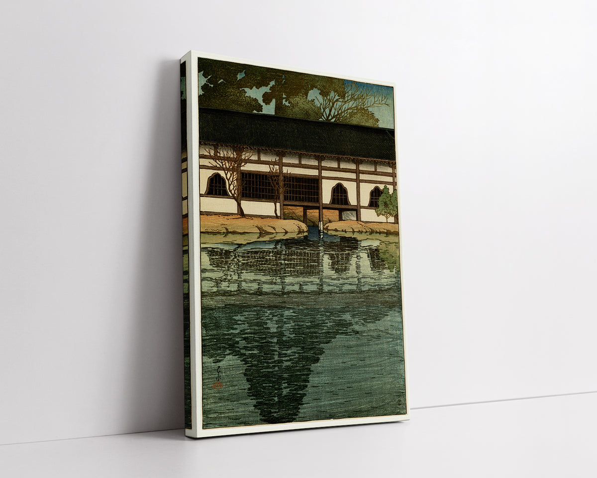 Tabi_miyage_dai_nishū,_Uji_Byōdō-in_no_ichibu by Kawase Hasui