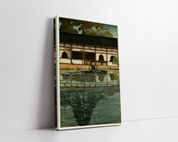 Tabi_miyage_dai_nishū,_Uji_Byōdō-in_no_ichibu by Kawase Hasui