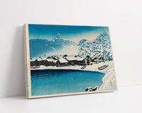 Tabi_miyage_dai_nishū,_Yuki_no_akebono by Kawase Hasui