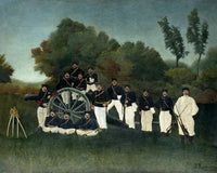 The Artillerymen by Henri Rousseau
