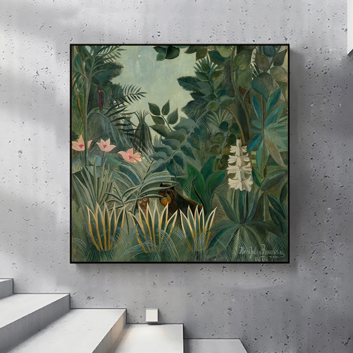 The Equatorial Jungle by Henri Rousseau
