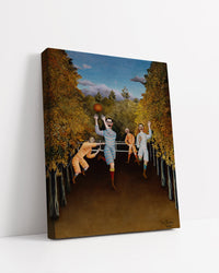 The Football players by Henri Rousseau