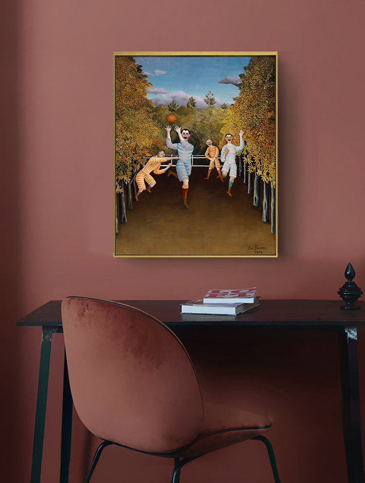 The Football players by Henri Rousseau