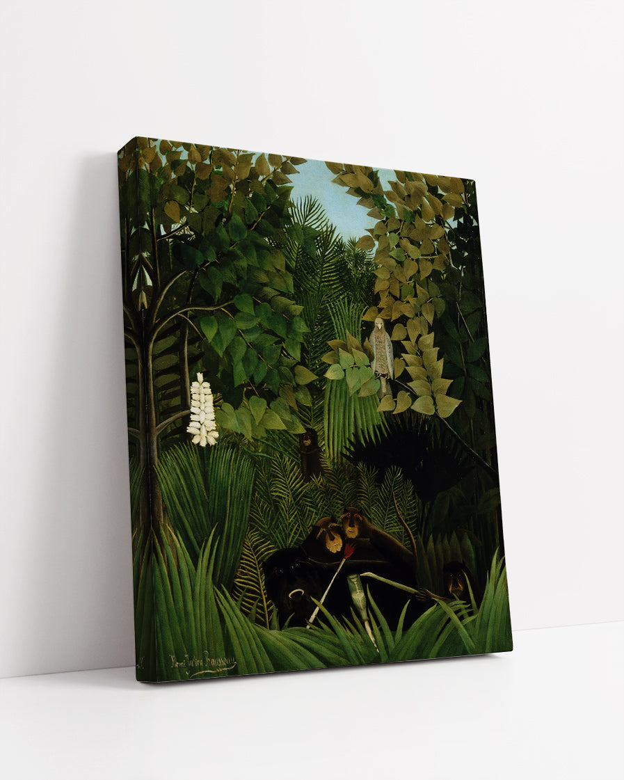 The Merry Jesters by Henri Rousseau