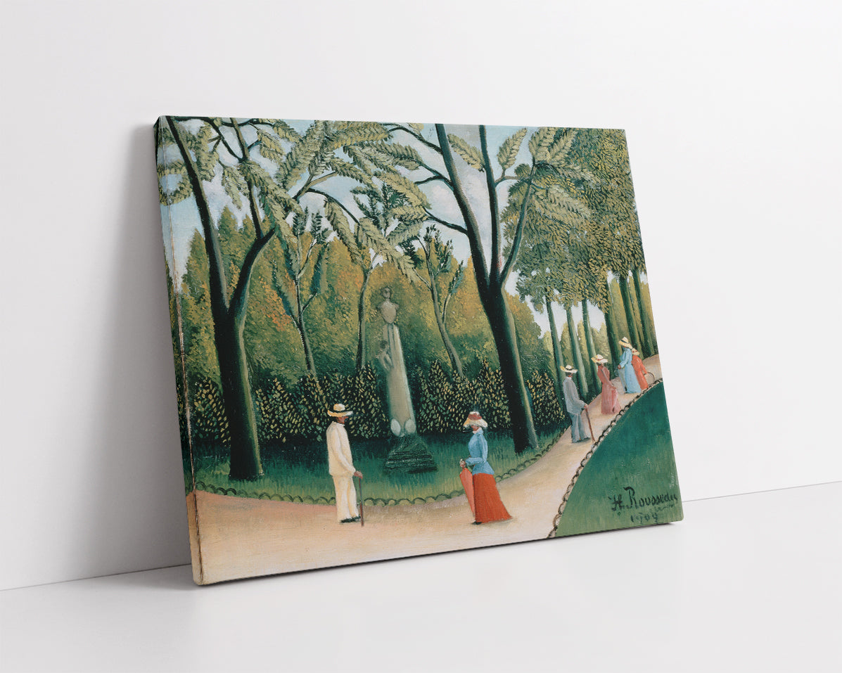 The Monument to Chopin in the Luxembourg Gardens by Henri Rousseau