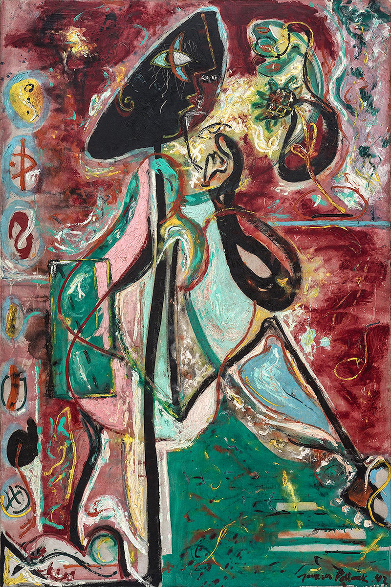 The Moon Woman by Jackson Pollock