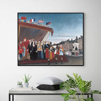 The Representatives of Foreign Powers Coming to Salute the Republic as a Sign of Peace by Henri Rousseau