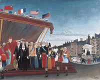 The Representatives of Foreign Powers Coming to Salute the Republic as a Sign of Peace by Henri Rousseau