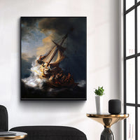 The Storm on the Sea of Galilee by Rembrandt Harmenszoon van Rijn