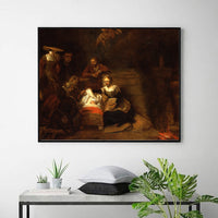 The Worship of the Child by Rembrandt Harmenszoon van Rijn