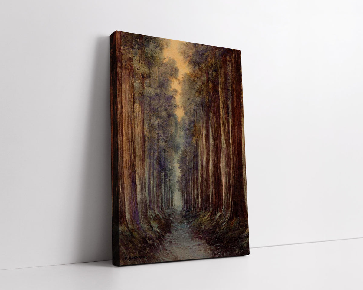 The cryptomeria avenue by Hiroshi Yoshida