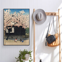 Tokyo_junidai,_haru_no_atagoyama by Kawase Hasui