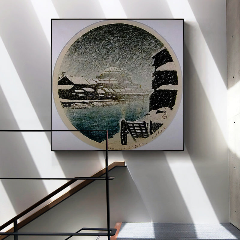 Sanjukkenbori_ no bosetsu by Kawase Hasui