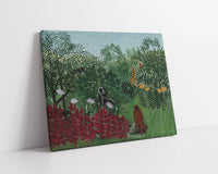 Tropical Forest with Apes and Snake by Henri Rousseau
