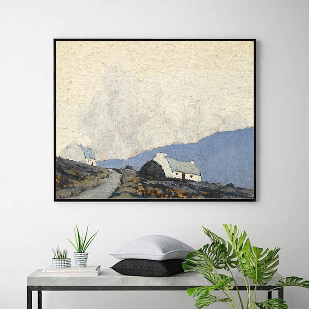 Two Cottages by Paul Henry