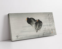 Two moorhens by Ohara Koson