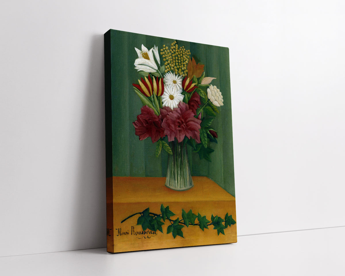 Vase of Flowers by Henri Rousseau