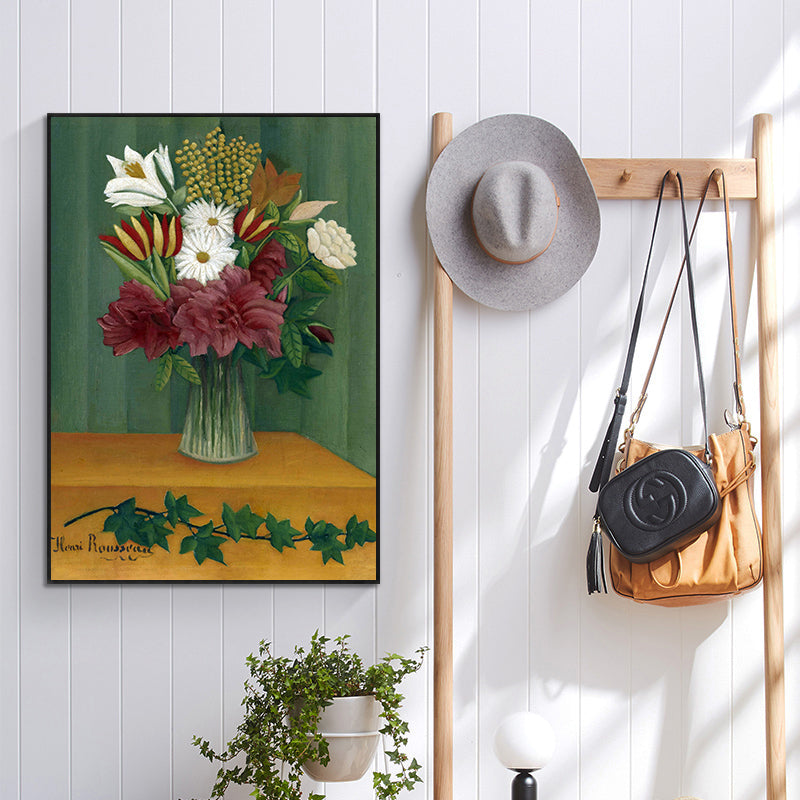 Vase of Flowers by Henri Rousseau