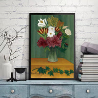 Vase of Flowers by Henri Rousseau