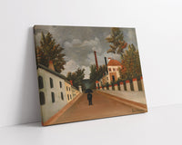 View of Paris Surroundings by Henri Rousseau