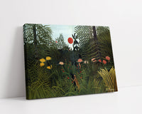 Virgin Forest in the Sun  by Henri Rousseau