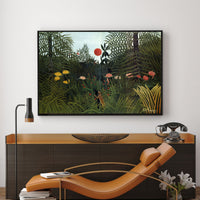 Virgin Forest in the Sun  by Henri Rousseau