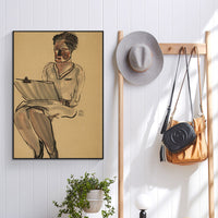 Woman with Clipboard by San Yu