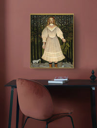 Young Girl in Pink by Henri Rousseau
