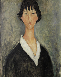 Young Girl with Dark Hair by Amedeo Modigliani