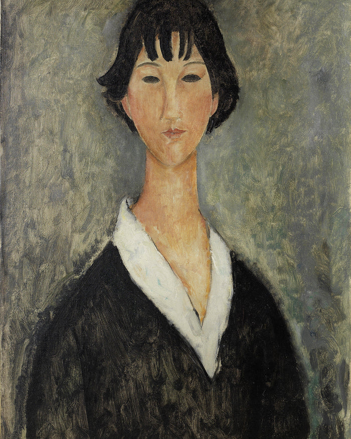 Young Girl with Dark Hair by Amedeo Modigliani