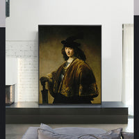 Young Man with a Sword by Rembrandt Harmenszoon van Rijn