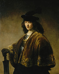 Young Man with a Sword by Rembrandt Harmenszoon van Rijn
