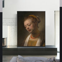 Young Woman with a Red Necklaceby Rembrandt Harmenszoon van Rijn